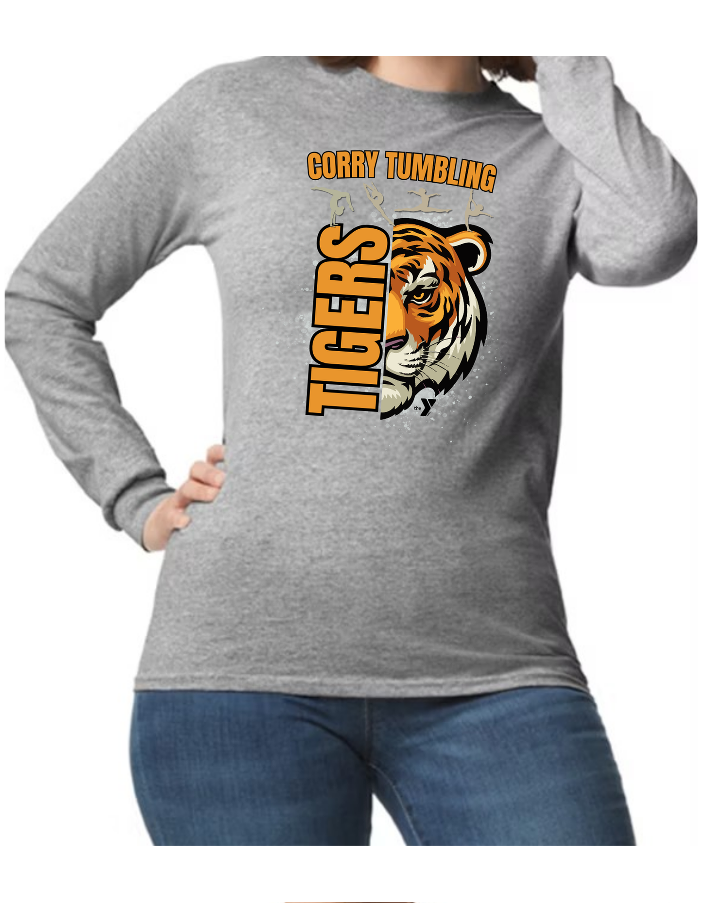 Tumbling Tigers Long Sleeve Tee