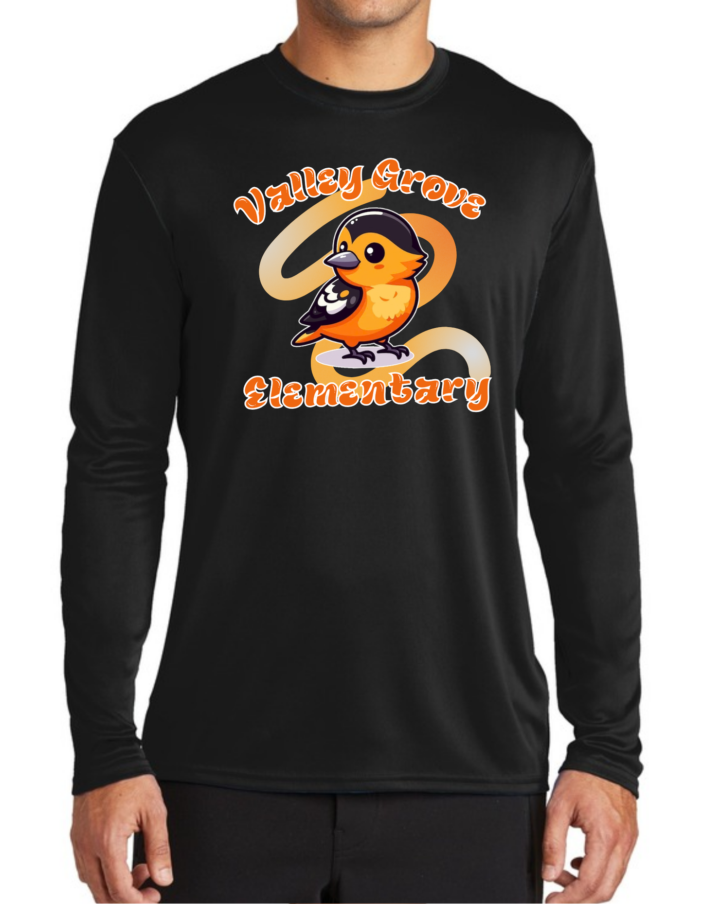 Valley Grove Spring Active Performance Long Sleeve Tee