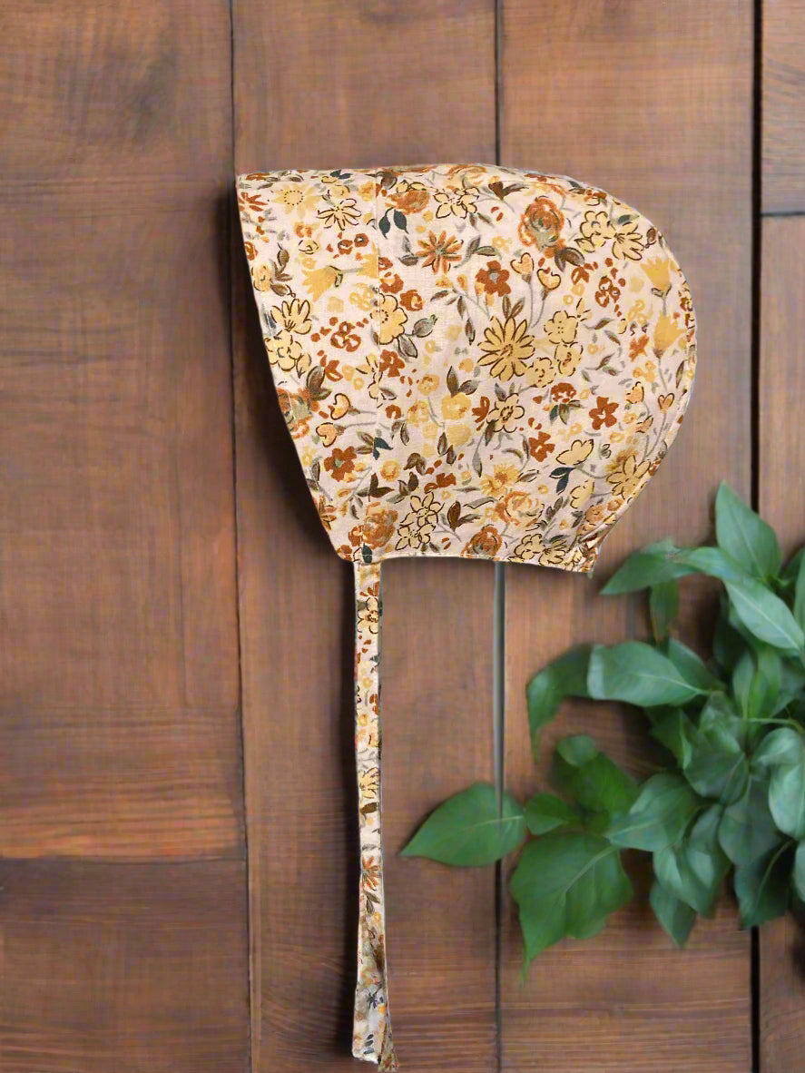 Custom made baby bonnet