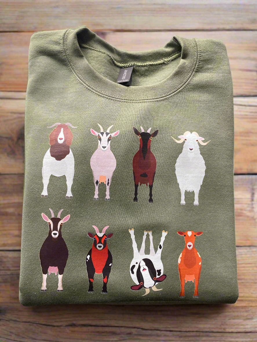 Made to order goat crewneck