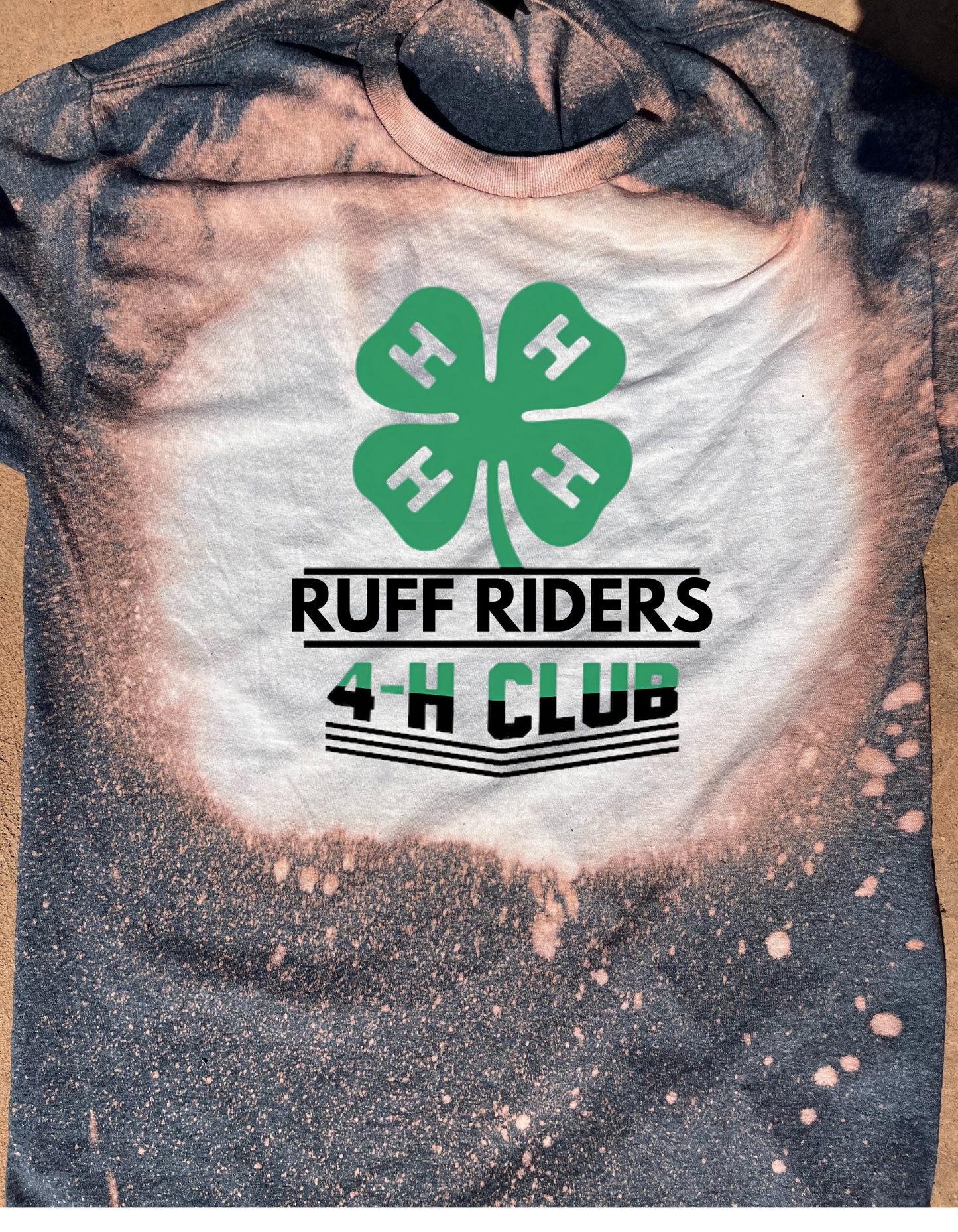 Ruff Riders Bleach Wash Crewneck