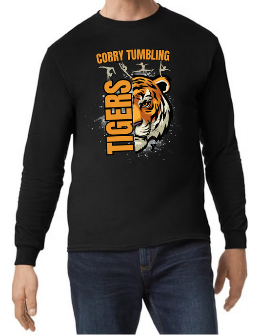 Tumbling Tigers Long Sleeve Tee