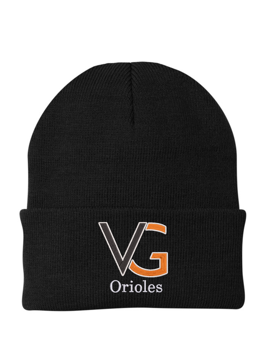 Valley Grove Embroidered Knit Hat