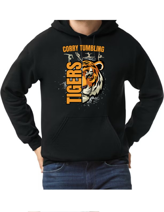 Tumbling Tigers Hooded Sweatshirt
